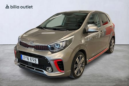 Kia Picanto 1.0 T-GDI GT-Line / B-kam / Skinn / CarPlay / Rattvärme