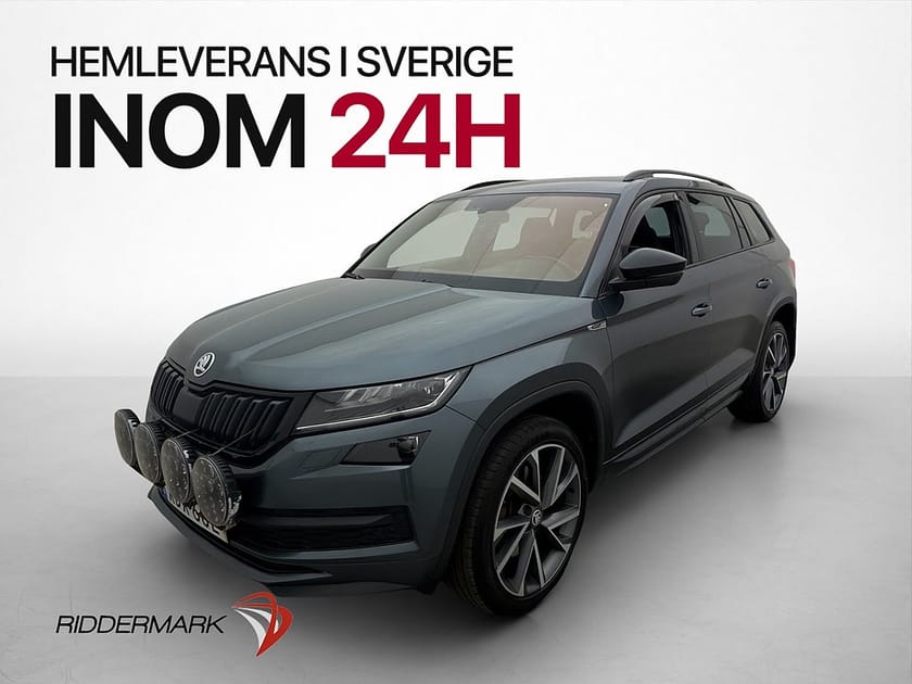 Bild 3 av Škoda Kodiaq Skoda 2.0 TDI 4X4 Sportline 7-Sits Cockpit Värm Drag