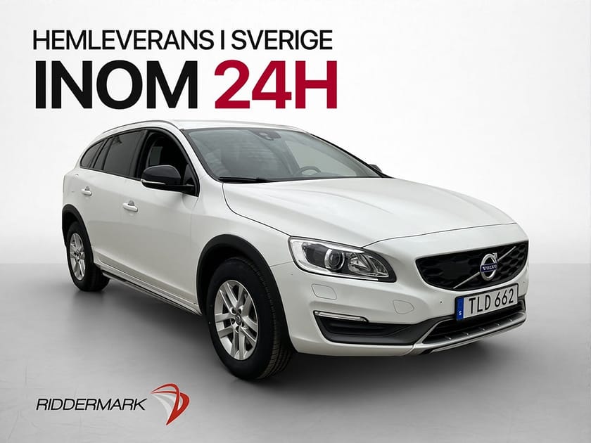 Bild 1 av Volvo V60 Cross Country D4 AWD Momentum VOC Värm Skinn Drag