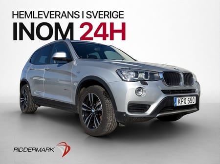BMW X3 xDrive20d 190hk Kamera Sensorer Dragkrok