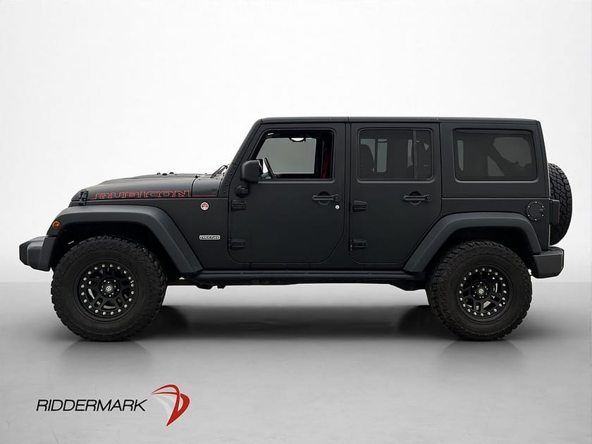 Bild 4 av Jeep Wrangler Unlimited 3.6 V6 4WD 284hk Rubicon Skinn Drag