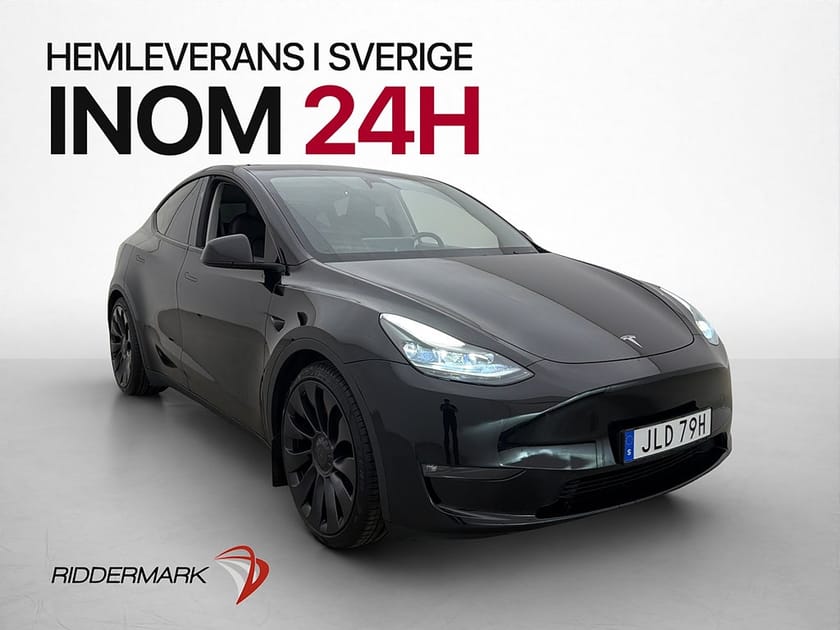 Bild 1 av Tesla Model Y Performance AWD Svensksåld Dragkrok MOMS