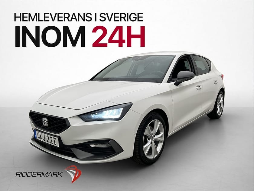 Bild 1 av SEAT Leon 1.5 eTSI 150hk FR Cockpit Kamera Navi Rattvärme