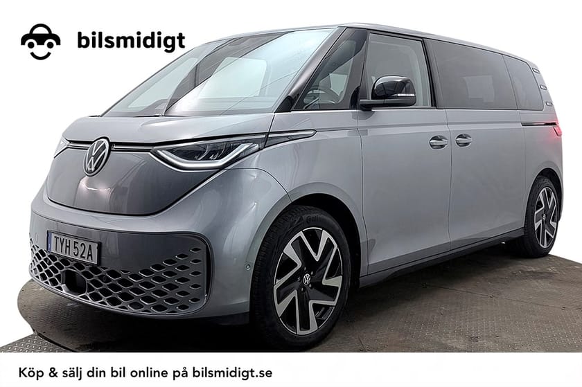 Bild 1 av Volkswagen ID. Buzz LWB 91 kWh Style+ Pro 6-sits Drag Navi Kamera 286hk