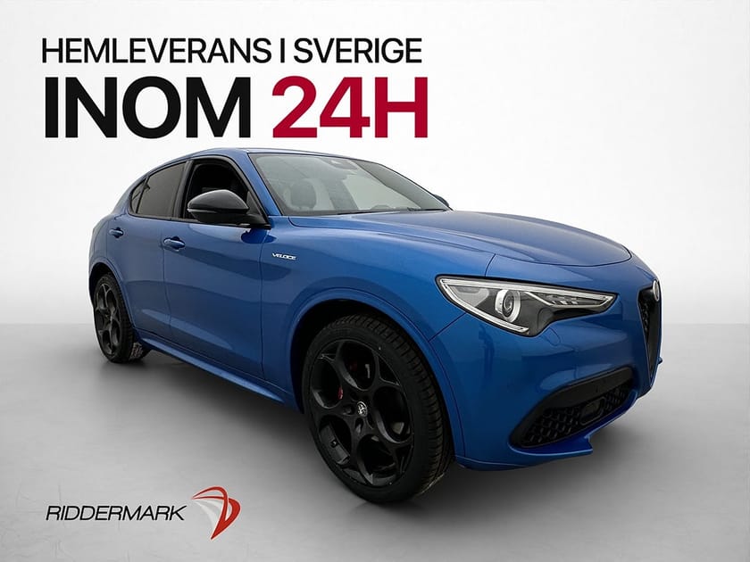 Bild 1 av Alfa Romeo Stelvio Turbo Q4 280hk Veloce H/K Kamera Skinn