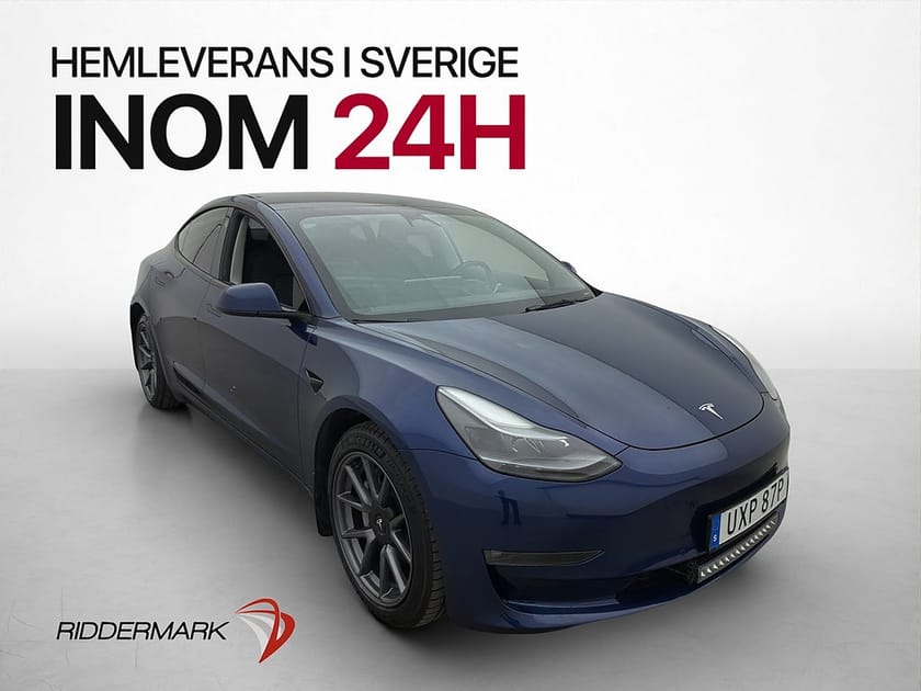 Bild 1 av Tesla Model 3 Long Range AWD Pano Skinn B-Kamera AP Navi