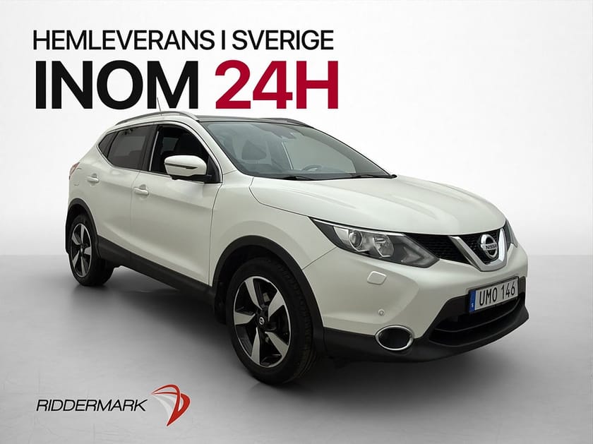 Bild 1 av Nissan Qashqai 1.5 dCi Tekna Pano 360° Navi Drag Välservad