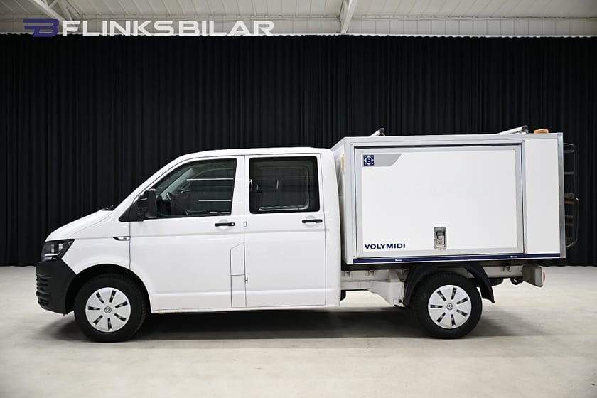 Bild 2 av Volkswagen Transporter Chassi Dubbelhytt 4Motion 150HK Dubbelhytt|Kåpa|Inredd|Inverter|Leasbar