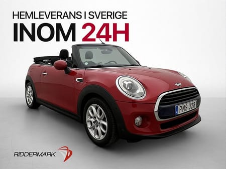 MINI Cooper Cabriolet Convertible 136hk Pepper Sensorer Farthållare