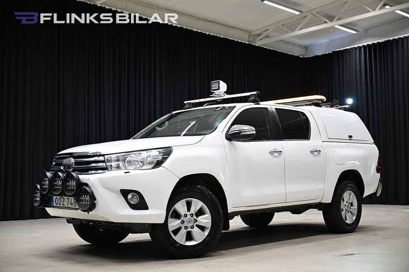 Bild 1 av Toyota Hilux Dubbelhytt AWD 150HK Automat|Kåpa|Drag|Webasto|M/K-Värmare|Leasbar