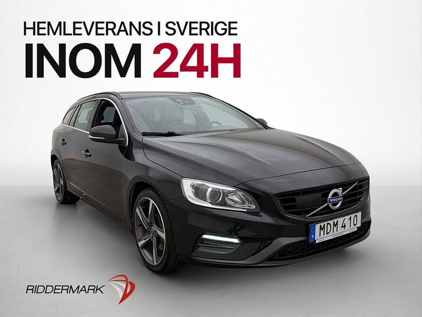 Bild 1 av Volvo V60 D4 AWD 190hk R-Design VOC D-Värm Skinn/Alcantara