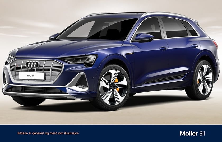 Bild 1 av Audi e-tron 55 quattro S-Line 408hk, Pano, 360kam, Matrix