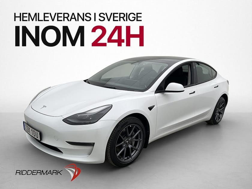 Bild 1 av Tesla Model 3 Long Range AWD Autopilot Rattvärme MOMS