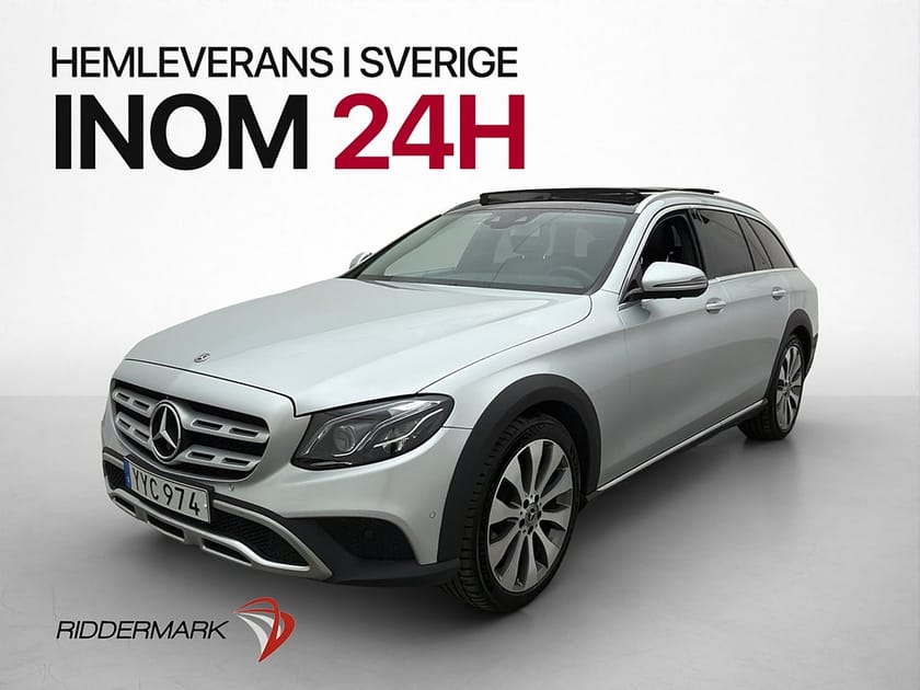 Bild 1 av Mercedes-Benz E 220 d 4MATIC All-Terrain 4M 194hk Pano Burmester 360° HUD Drag
