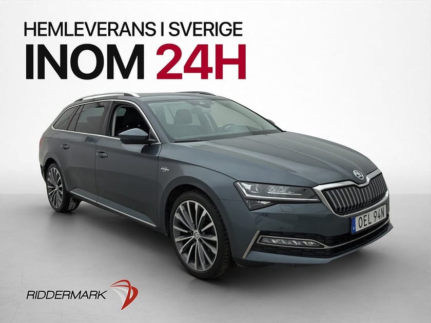 Bild 1 av Škoda Superb iV Kombi Skoda 218hk L&K Cockpit Canton Värm Läder Drag