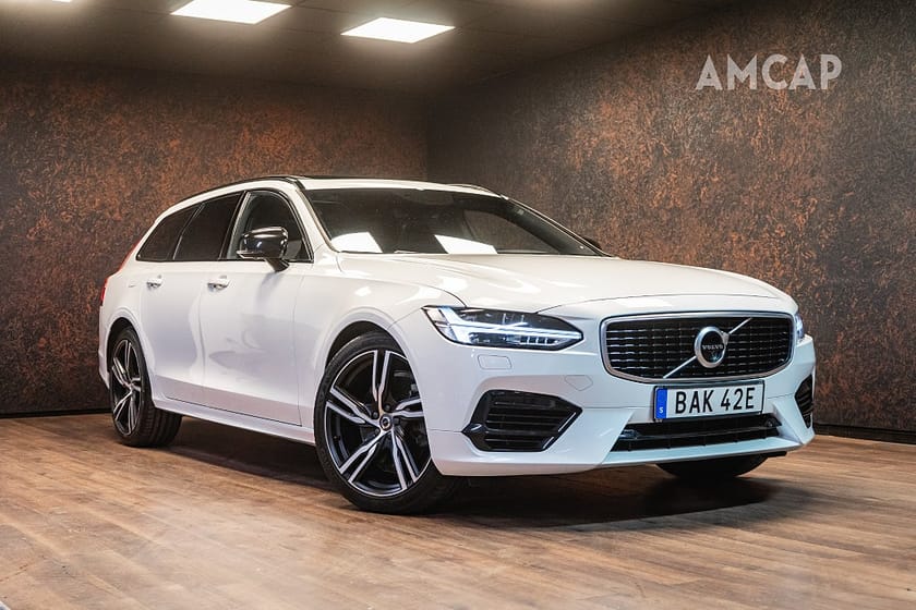 Bild 1 av Volvo V90 T8 AWD R-Design | H/K | Pano | Luft | HuD | 2128 kr/mån