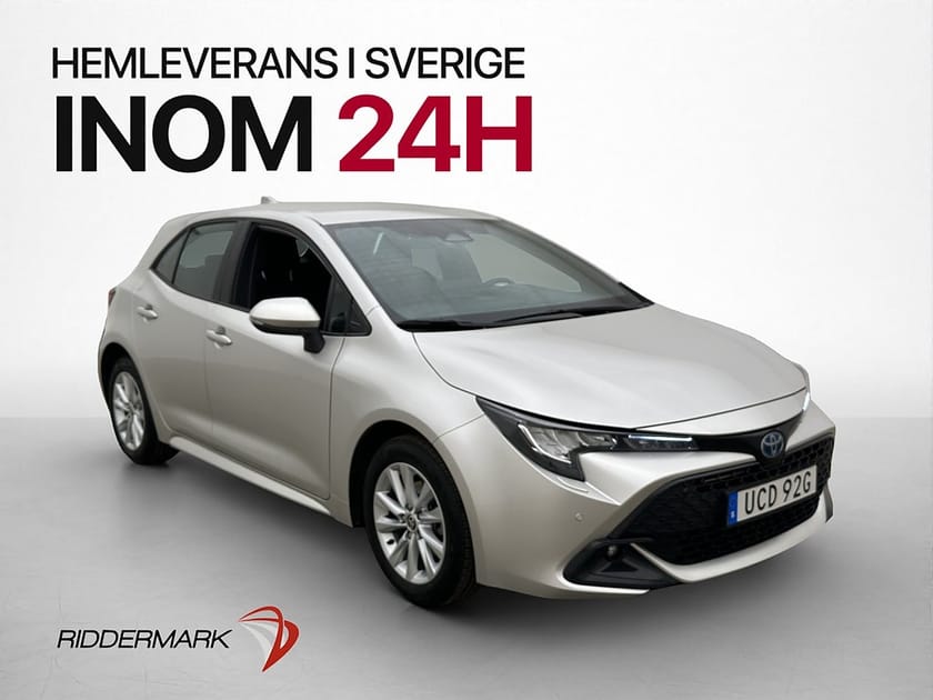 Bild 1 av Toyota Corolla Hybrid e-CVT 140hk Kamera P-sensorer Keyless