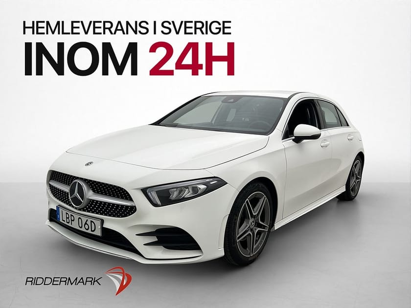 Bild 1 av Mercedes-Benz A 180 136hk AMG Drag Kamera CarPlay Halvskinn