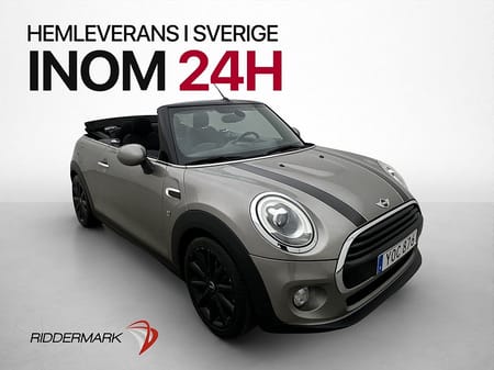 MINI Cooper Cabriolet Convertible 136hk Kamera Sensorer 2 Brukare
