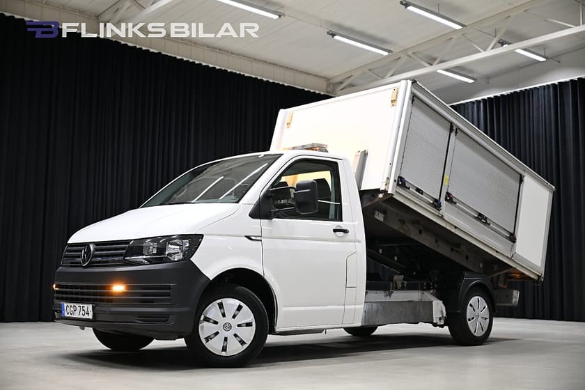 Bild 1 av Volkswagen Transporter Chassi Cab DSG 150HK Långkåpa|Tipp|Drag|Värmare