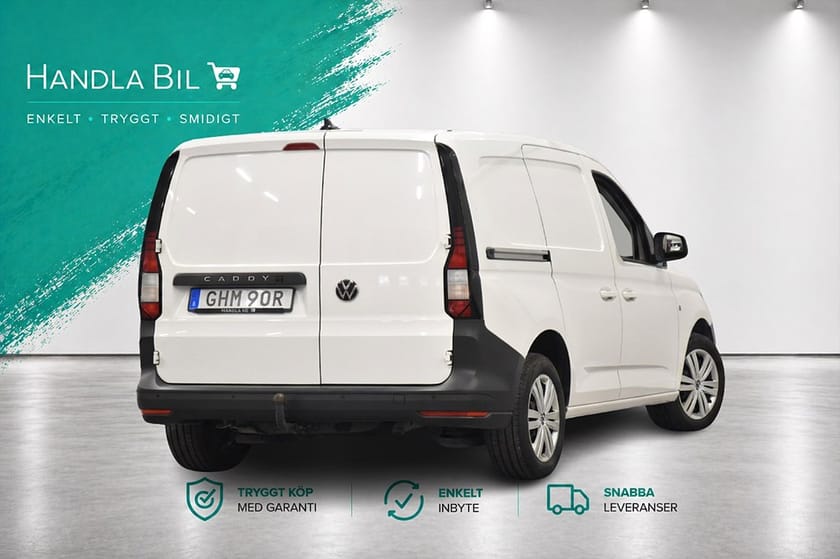 Bild 4 av Volkswagen Caddy Cargo 2.0 TDI D-värm Carplay B-kam Moms Dragkrok