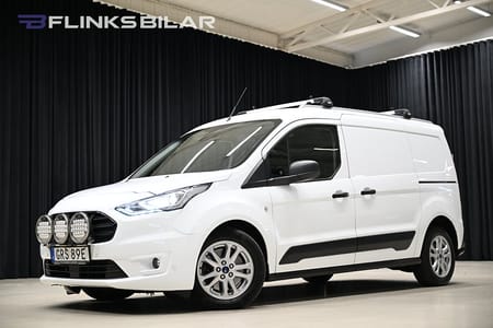 Ford Transit Connect 250 LWB 120HK L2 Servicebil|Dubbeldörr|V-Inredd|SeUtr!