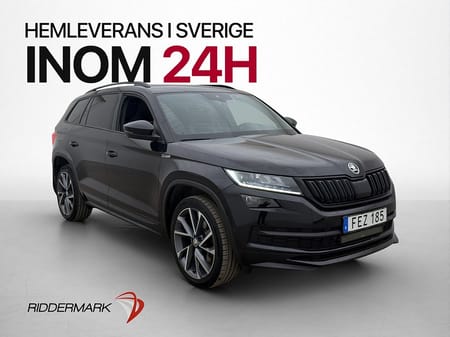 Škoda Kodiaq Skoda 180hk 4x4 Sportline Pano Värm 360° Canton Drag