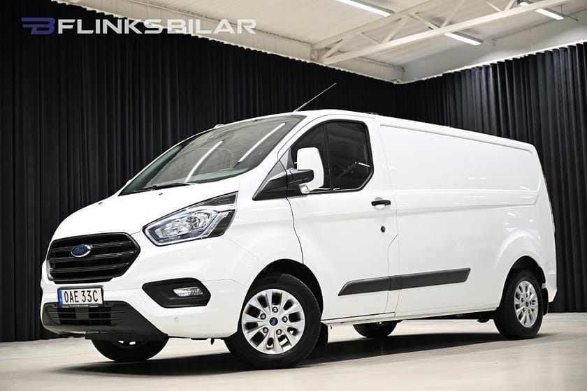 Bild 1 av Ford Transit Custom 300 130HK L2 Automat|Inredd|Drag|Värmare|NyKamrem