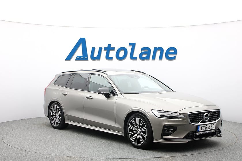 Bild 1 av Volvo V60 D4 AWD R-Design, Pano, 360°, B&W, Massage, HUD 190hk