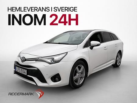 Toyota Avensis Kombi 143hk Executive Panorama Värmare Drag Läder