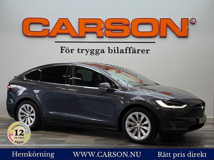 Bild 1 av Tesla Model X 90D AWD 423hk 6-sits Leasebar Pano Summon Luftfjädring