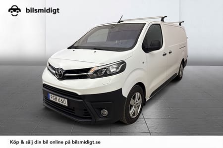 Toyota Proace 2.0 D-4D L3 Drag Inredd 2xSidodörr 3-sits Delläder MOMS
