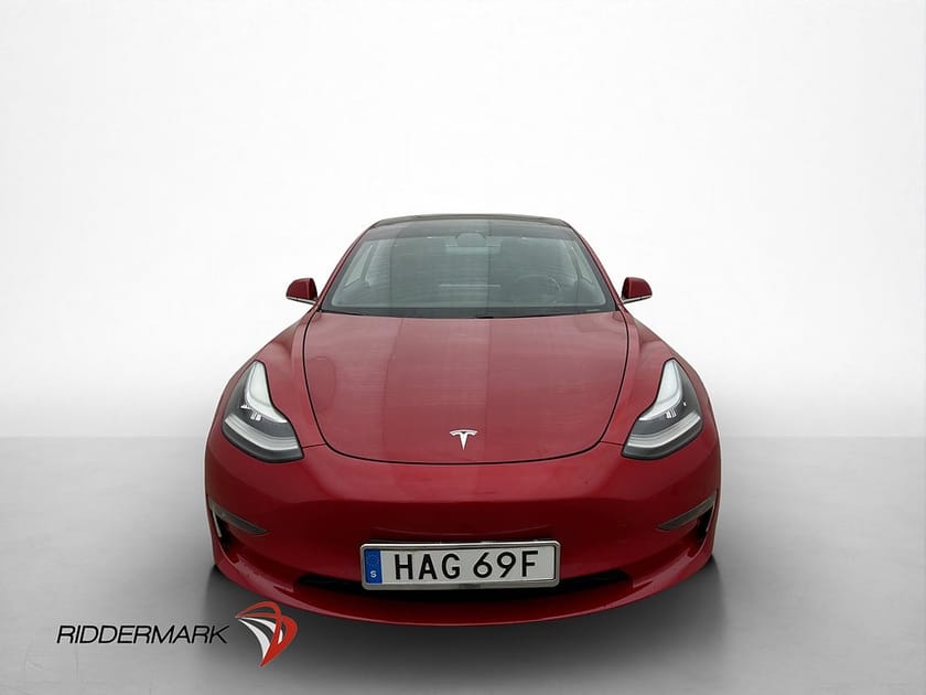 Bild 3 av Tesla Model 3 Long Range AWD Svensksåld Panorama Skinn
