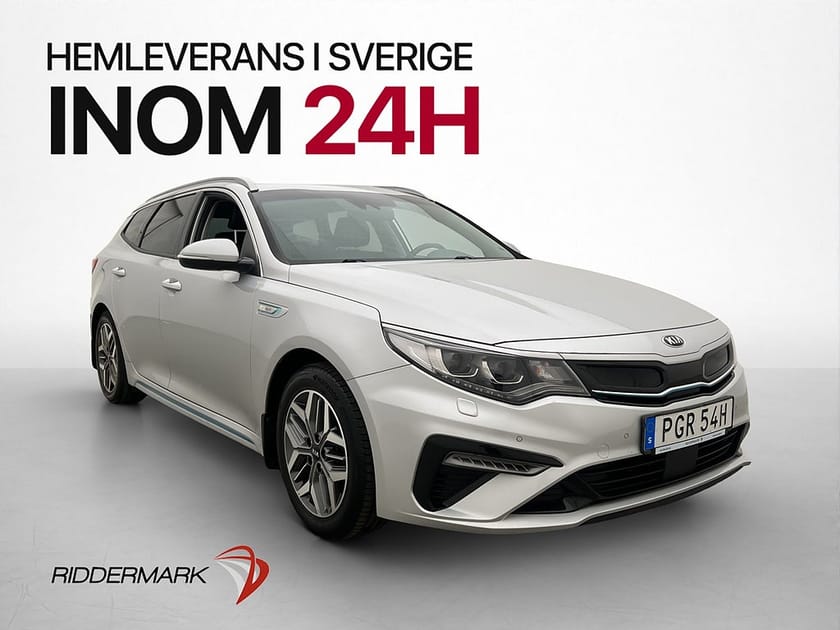 Bild 1 av Kia Optima Sport Wagon Plug-in Hybrid 205hk Advance Plus Skinn Drag H/K Kamera