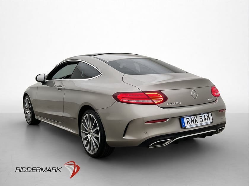Bild 5 av Mercedes-Benz C 220 d 4MATIC Coupé C220 4M AMG Cockpit Pano Kamera Värmare