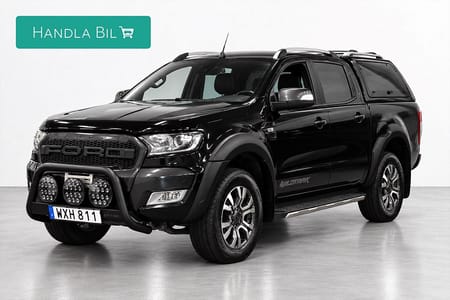Ford Ranger Dubbelhytt 3.2 4x4 Wildtrak Diff HUD D-värm Moms Drag