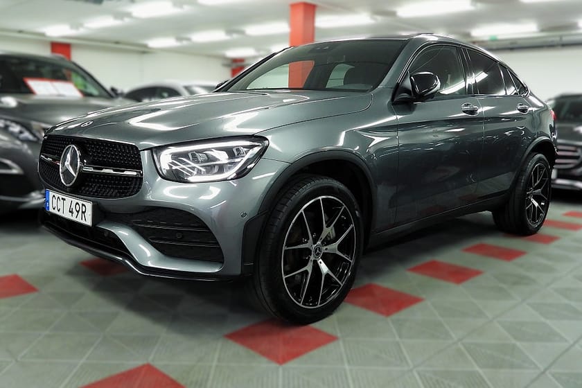 Bild 3 av Mercedes-Benz GLC 300 e Coupé 4MATIC 4M+ 360° kam Panorama AMG Night Drag SoV Hj