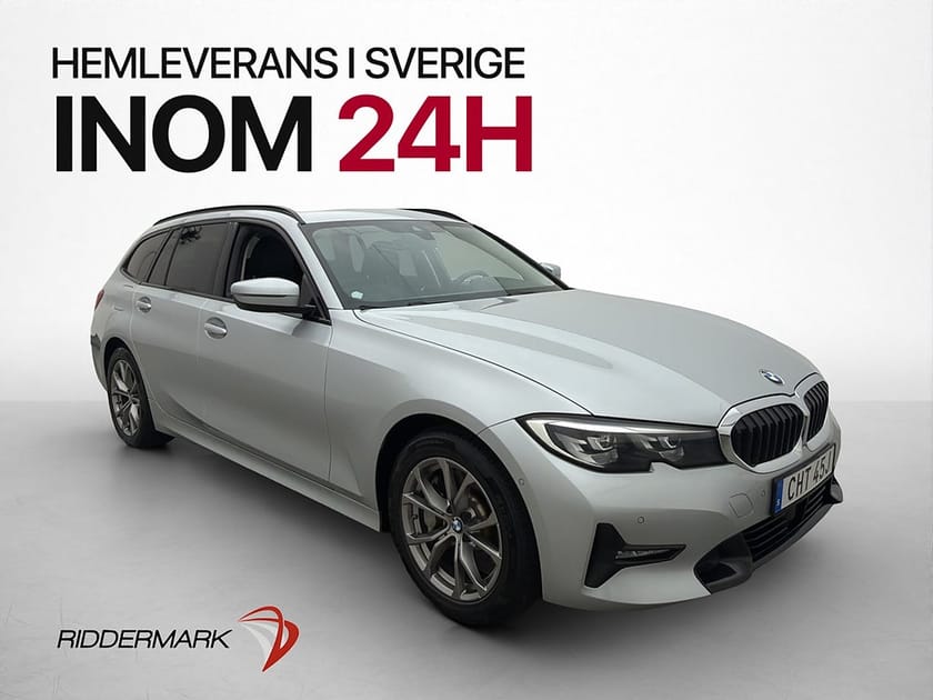 Bild 1 av BMW 330e Touring 292hk Sport Line Drag Kamera Rattvärme