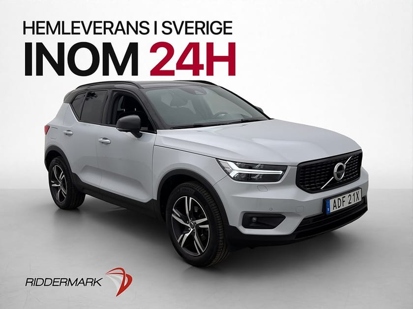 Bild 1 av Volvo XC40 T2 R-Design Pano H/K VOC Värmare 360° Navi Drag