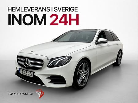 Mercedes-Benz E 220 T d 4MATIC E220 4M AMG Pano D-Värm Kamera Drag Navi