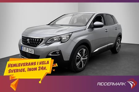 Peugeot 3008 1.6 120hk Allure CarPlay Farthållare  Skinn/Tyg