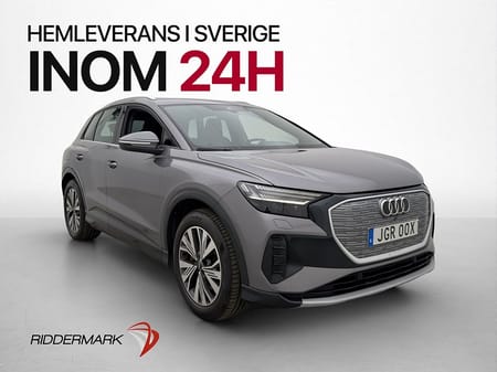 Audi Q4 45 e-tron quattro Dragkrok Kamera Rattvärm CarPlay MOMS