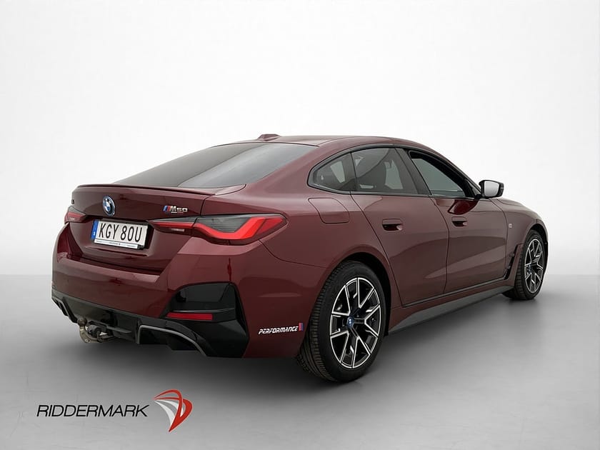 Bild 5 av BMW i4 M50 xDrive Gran Coupé 544hk H/K Drag Wide 360°