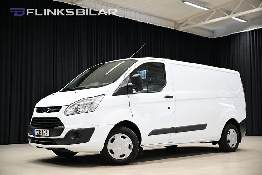 Bild 1 av Ford Transit Custom 290 130HK L2|Inredd|Drag|Värmare|Backkamera|NyKamrem