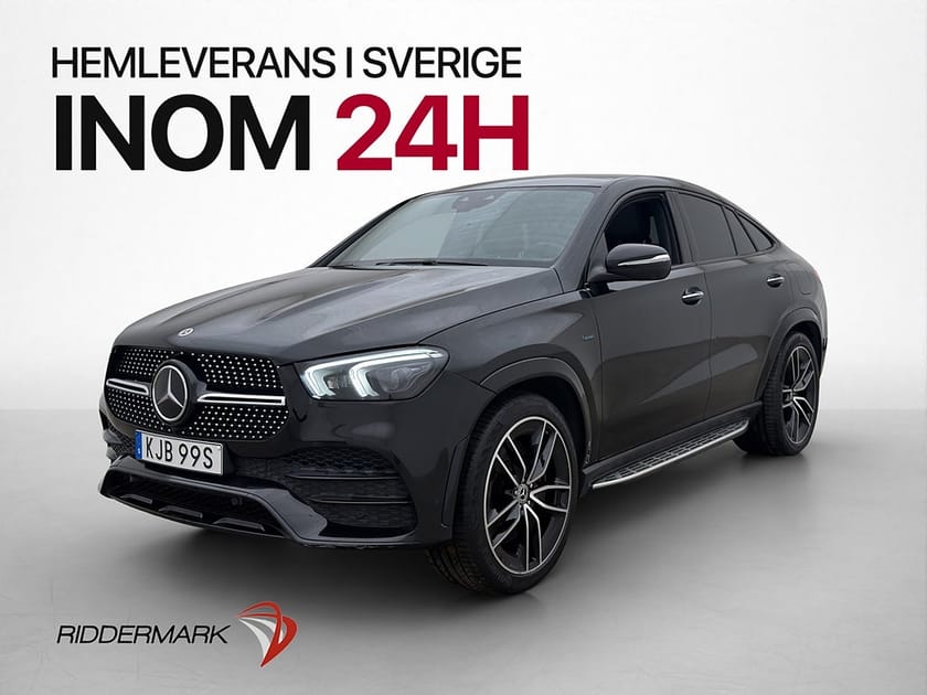 Bild 1 av Mercedes-Benz GLE 350 de 4MATIC Coupé 4M AMG Luftfjäd Pano Burm HUD