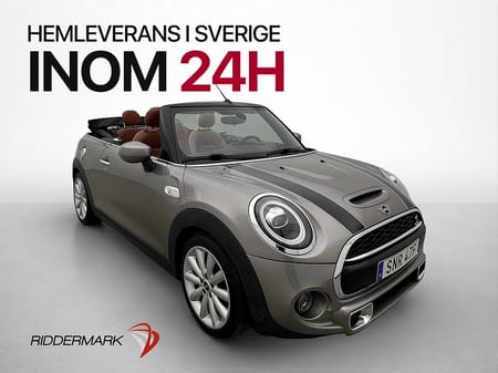 MINI Cooper S Convertible 192hk Skinn H/K Navigator Sensorer