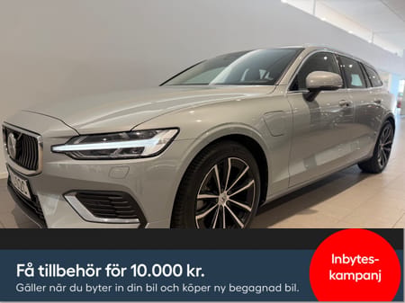 Volvo V60 Recharge T6 II Plus Bright Dragkrok / Backkamera / 10 000 tillbehör /
