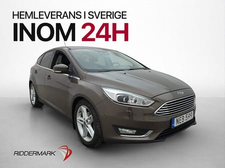 Ford Focus 125hk Titanium Skinn Navi P-Sensorer Rattvärme