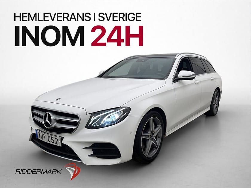 Bild 3 av Mercedes-Benz E 200 T d AMG Line Värmare Drag Pano Kamera