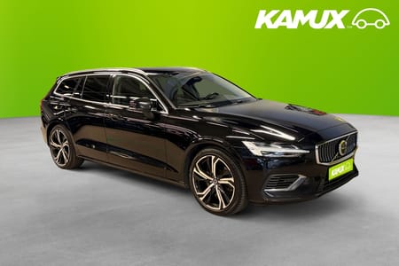 Volvo V60 Recharge T6 II AWD Core Bright H/K B-kam Drag 350hk Elbaklucka Adaptiv Farthållare Rattvärme